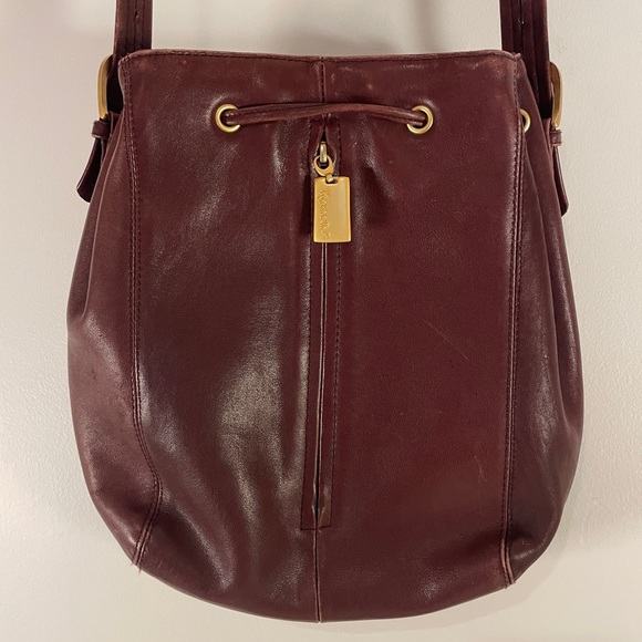 Vintage leather bucket bag - Picture 3 of 9